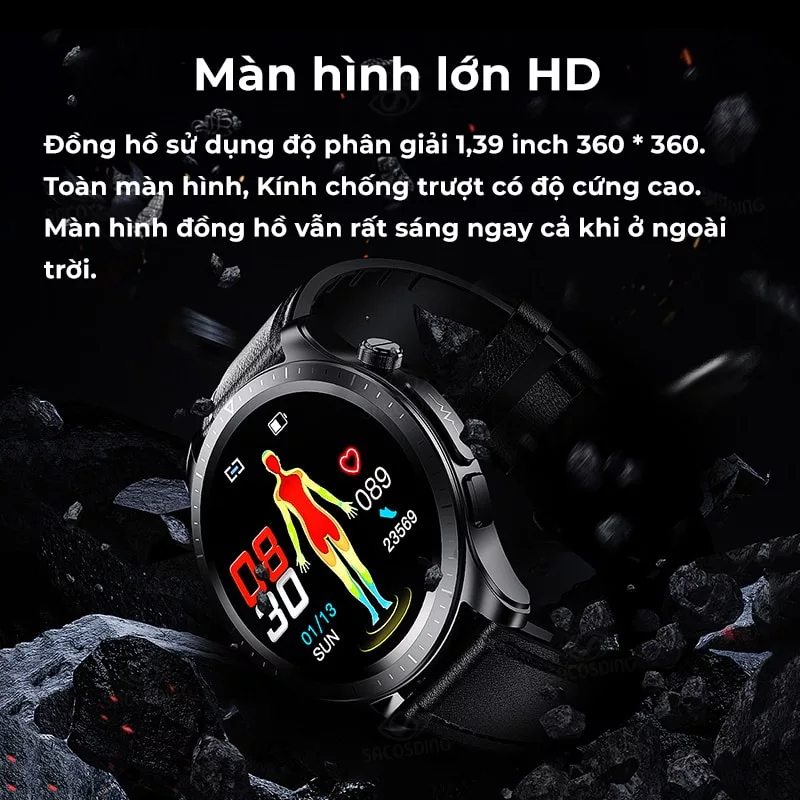 Đồng hồ thông minh đường huyết mới 2023 VK08